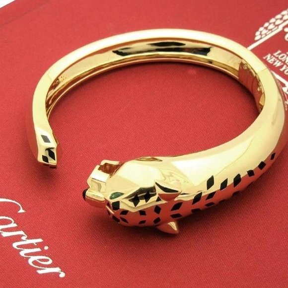 Cartier Panthere De Cartier Bracelet 18K Yellow Gold Size 18 - Picture 1 of 8